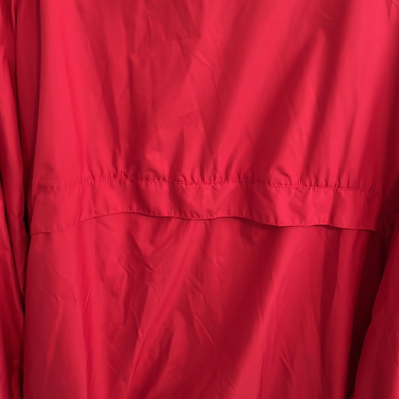 Adidas vintage red grey striped climate control windbreaker men’s size med - Picture 8 of 9